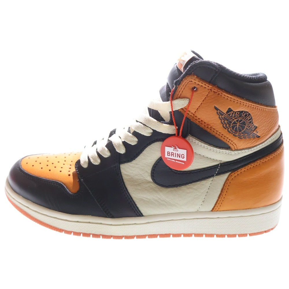 NIKE(ナイキ) AIR JORDAN 1 RETRO HIGH OG SHATTERED BACKBOARD 555088-005 エアジョーダン1レトロハイシャッタードバックボード ハイカットスニーカー US9.5/27.5cm オレンジ