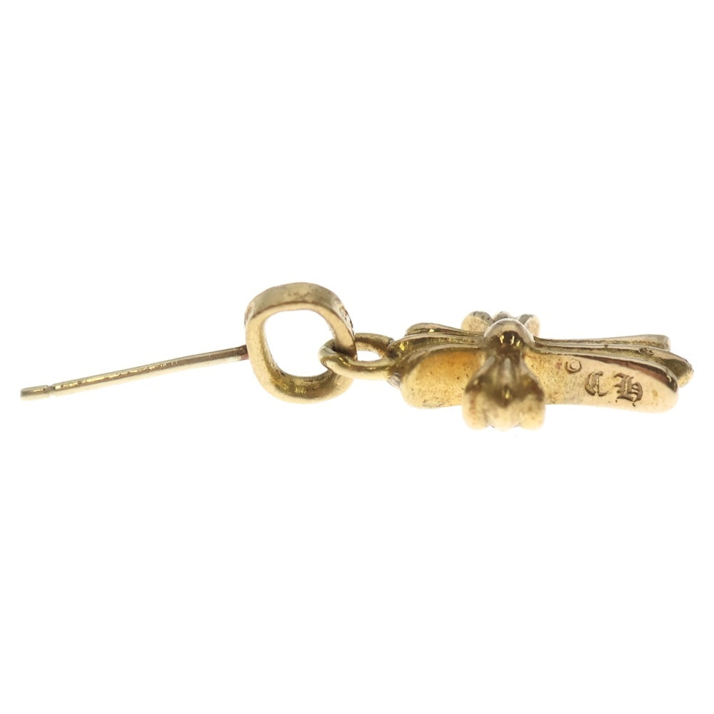 CHROME HEARTS(クロムハーツ) 22K BBY F PPRCHN A/DIA 22Kベイビーファット アフターダイヤ ピアス ゴールド