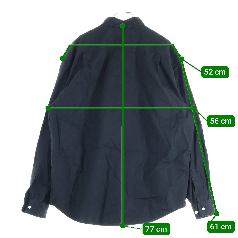 SUPREME(シュプリーム) 23AW Small Box Logo Shirt スモールボックスロゴ 長袖シャツ ブラック