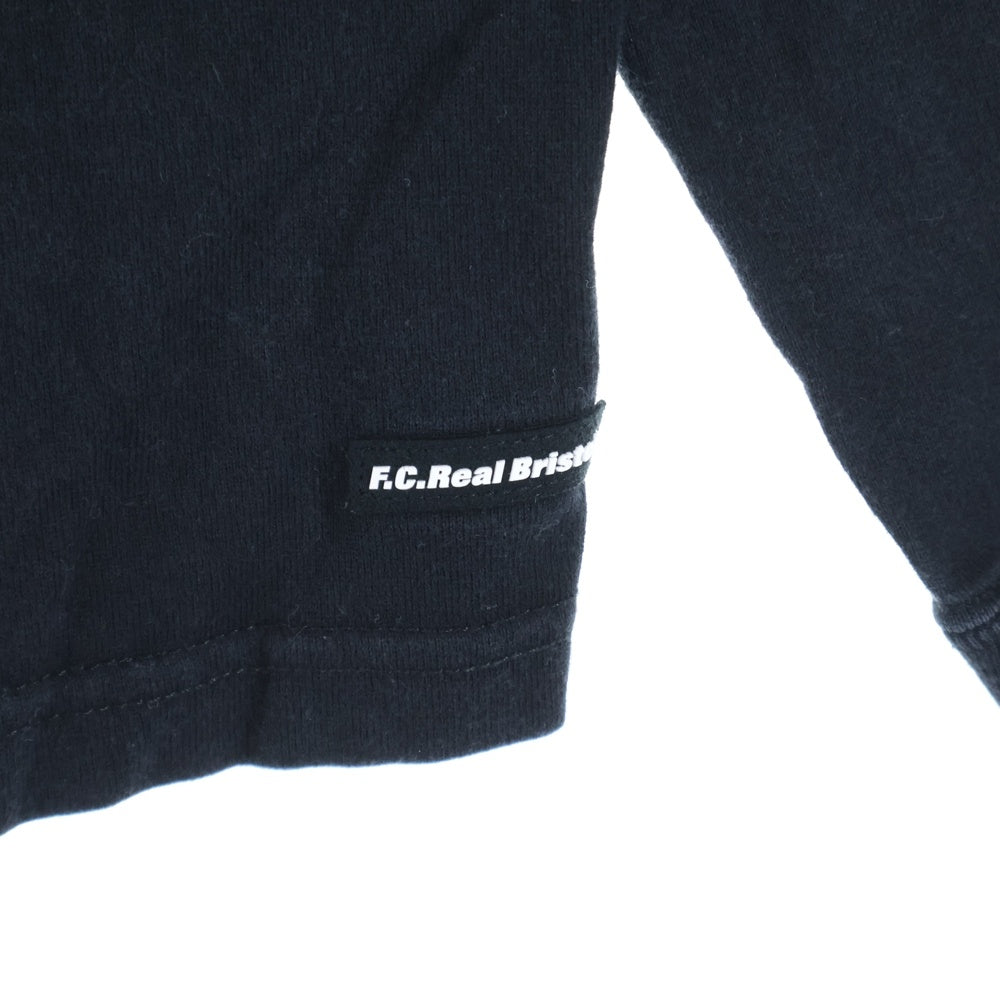 F.C.R.B./F.C.Real Bristol/FCRB(エフシーアールビー/エフシーレアルブリストル) COCA-COLA PATCHED コカコーラ フロントロゴプリント長袖シャツ FCRB-200020 ブラック
