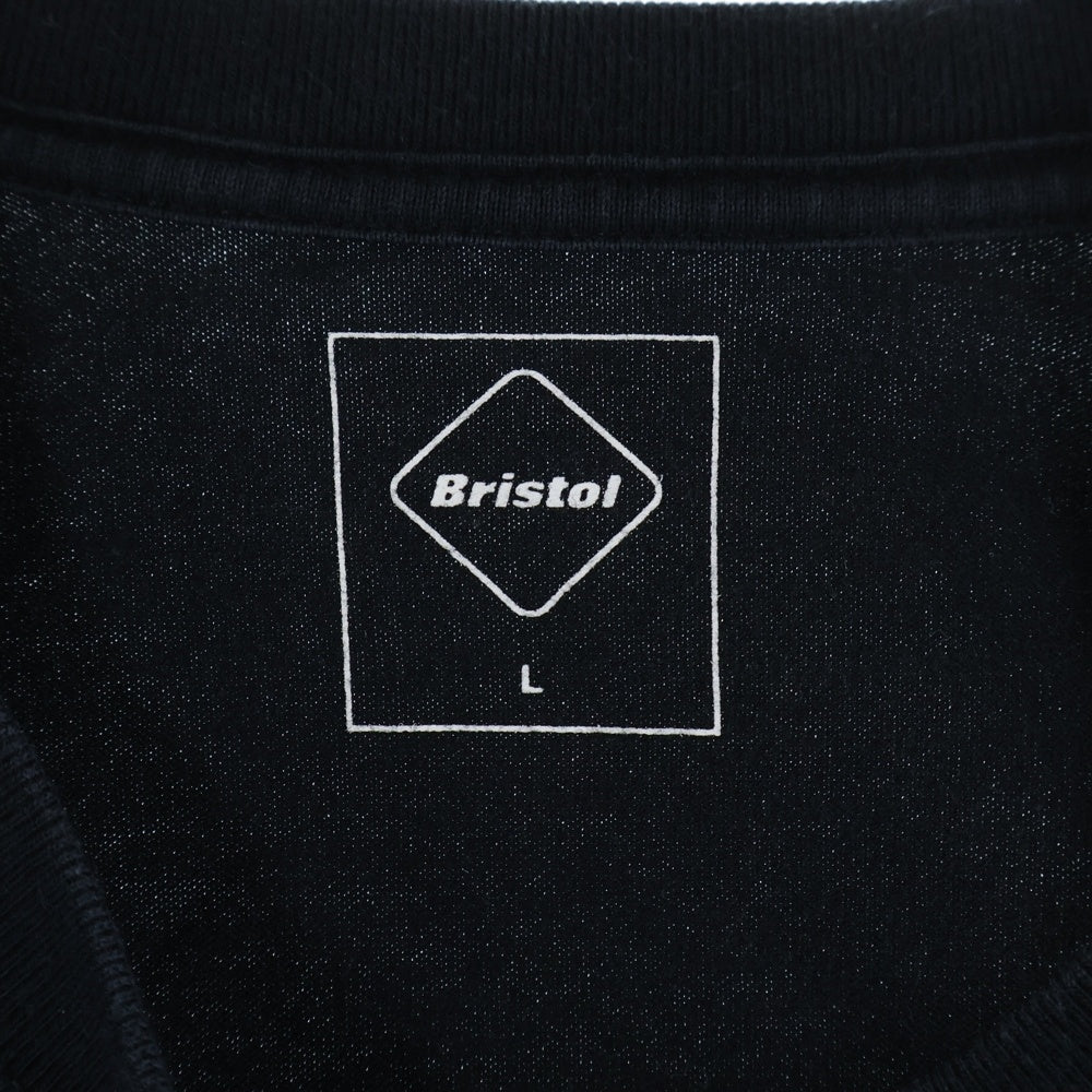 F.C.R.B./F.C.Real Bristol/FCRB(エフシーアールビー/エフシーレアルブリストル) COCA-COLA PATCHED コカコーラ フロントロゴプリント長袖シャツ FCRB-200020 ブラック