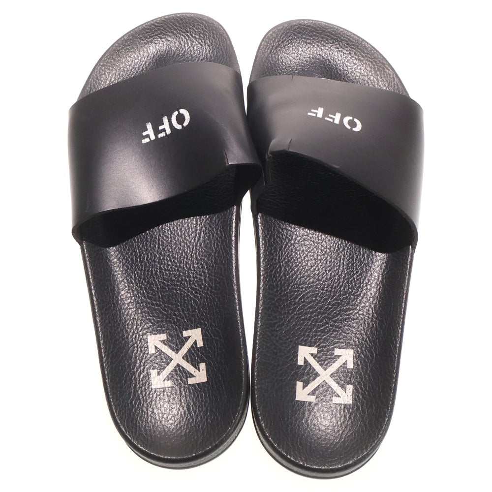 OFF-WHITE(オフホワイト) ロゴプリント サンダル ブラック