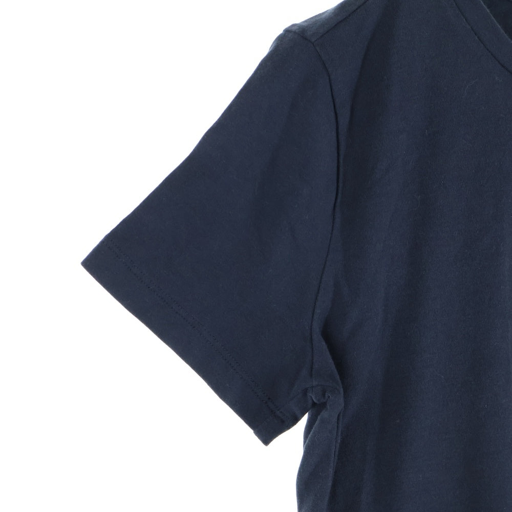 EMPORIO ARMANI(エンポリオアルマーニ) マンガベア フロントロゴ 半袖Tシャツ カットソー 3H2T6Q 2JQAZ ネイビー レディース