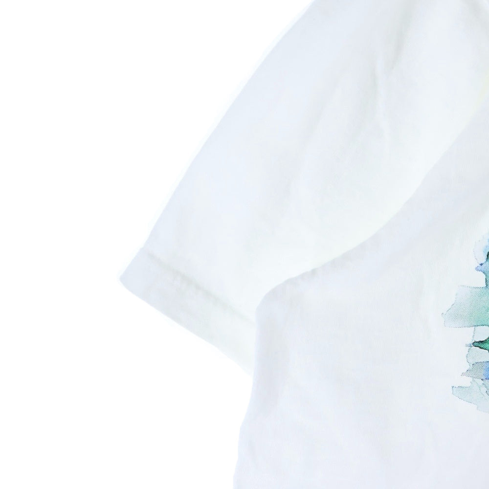SUPREME(シュプリーム) 23SS Watercoleor ウォーターカラー フロントプリントロゴ クルーネック半袖Tシャツ ホワイト