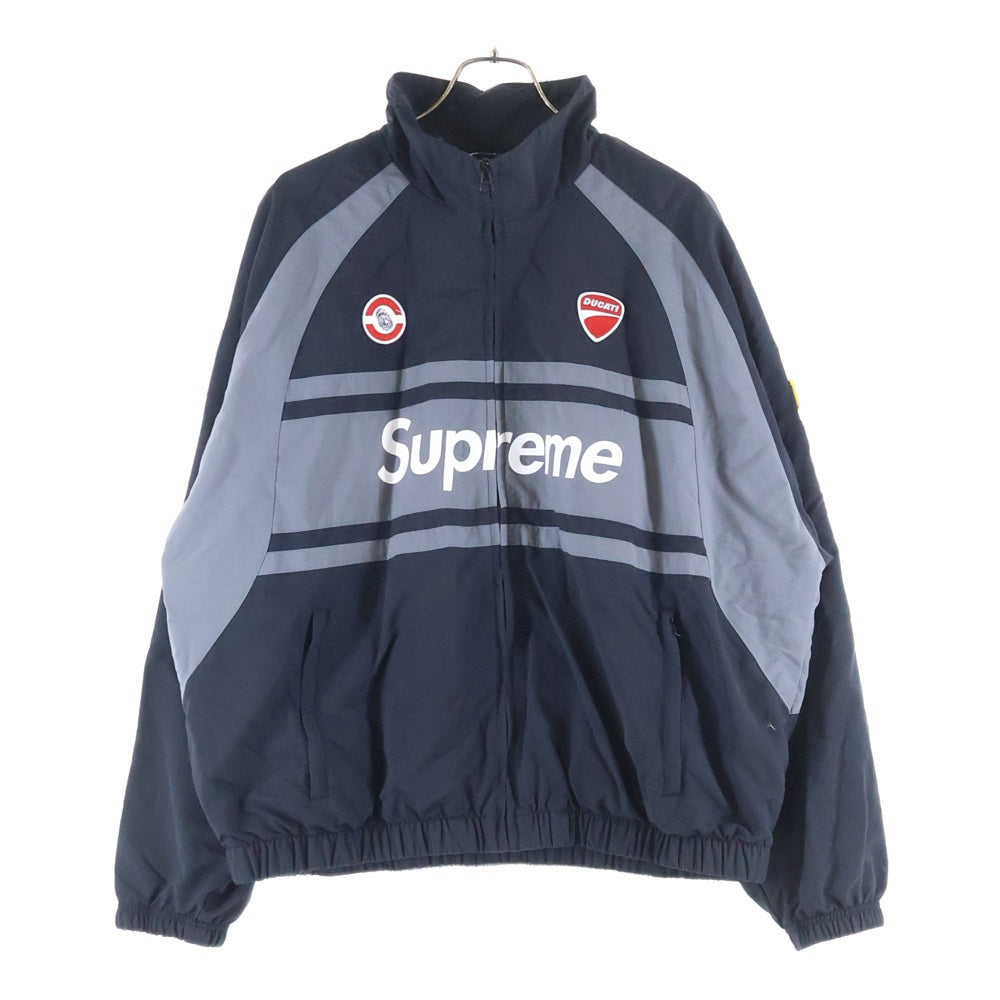 SUPREME(シュプリーム) 24SS ×Ducati Track Jacket ドゥカティ ジップアップナイロンジャケット ブラック