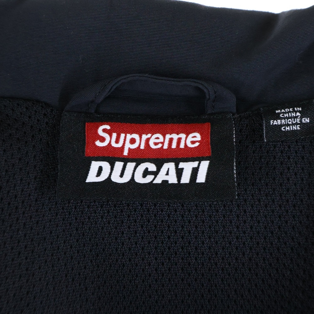 SUPREME(シュプリーム) 24SS ×Ducati Track Jacket ドゥカティ ジップアップナイロンジャケット ブラック