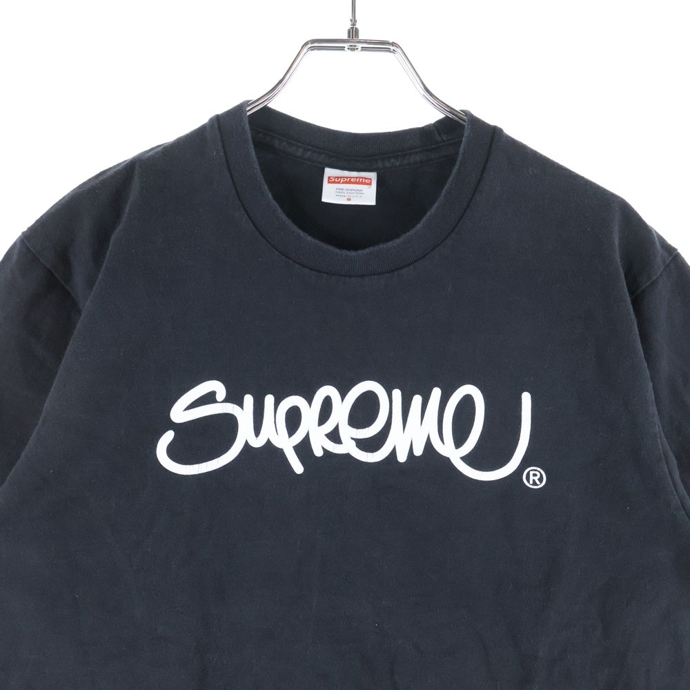 SUPREME(シュプリーム) 22SS Hnddstyle ハンドスタイル フロントプリントロゴ クルーネック半袖Tシャツ ブラック