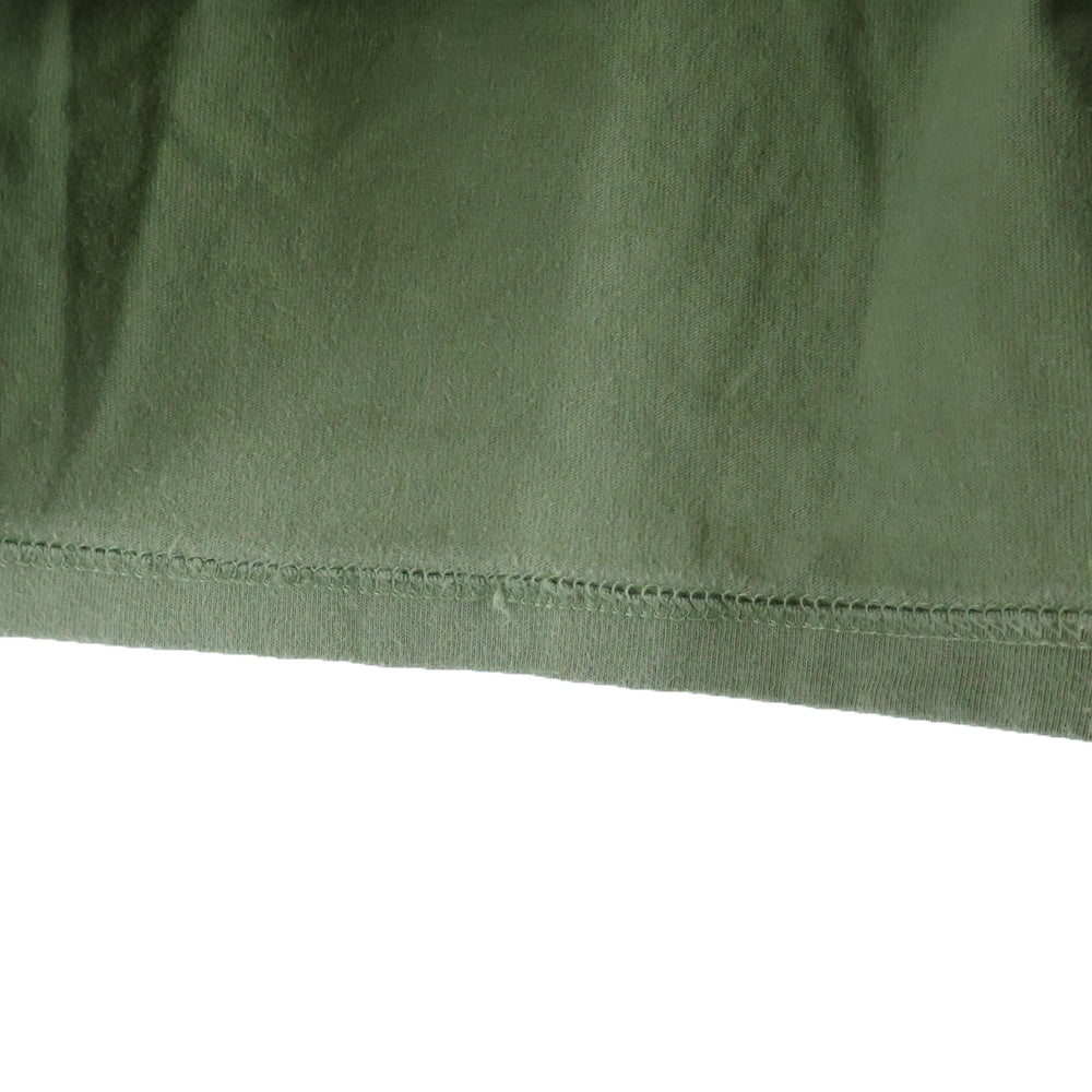 SUPREME(シュプリーム) 23SS Watercoleor ウォーターカラー フロントプリントロゴ クルーネック半袖Tシャツ カーキ