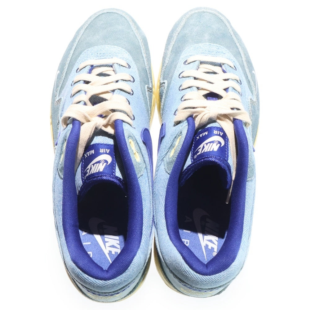 NIKE(ナイキ) AIR MAX 1 PRM DIRTY DENIM DV3050-300 エアマックス1 ダーティデニム ローカットスニーカー インディゴ US10/28cm