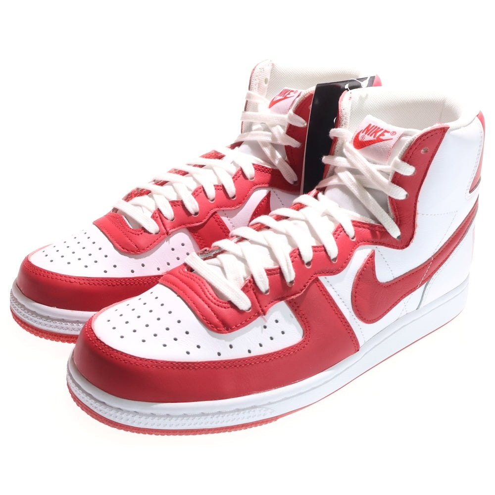 NIKE(ナイキ) TERMINATOR HIGH FJ4454-100 ターミネーター ハイカットスニーカー ホワイト/レッド US10/28cm