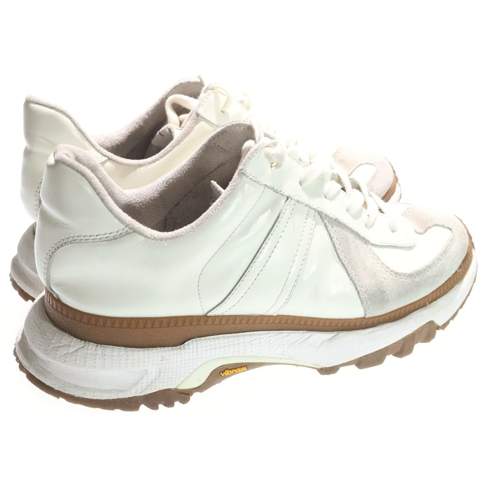 NO BRAND(ノーブランド) REPRO-PARK リプロパーク ジャーマントレーナー ローカットスニーカー 43 ホワイト