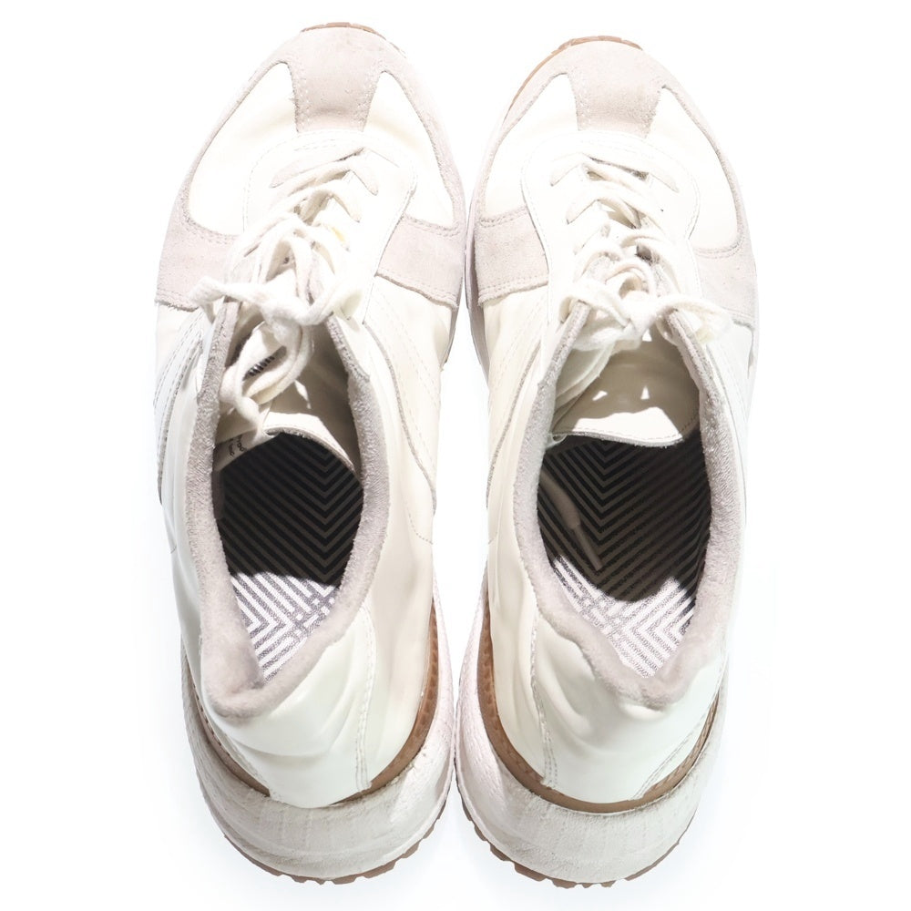 NO BRAND(ノーブランド) REPRO-PARK リプロパーク ジャーマントレーナー ローカットスニーカー 43 ホワイト