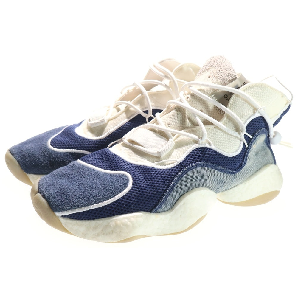 adidas(アディダス) xBRISTOL STUDIO CRAZY BYW I BB7669 ブリストル スタジオ ハイカットスニーカー US8.5/26.5cm ホワイト/ブルー