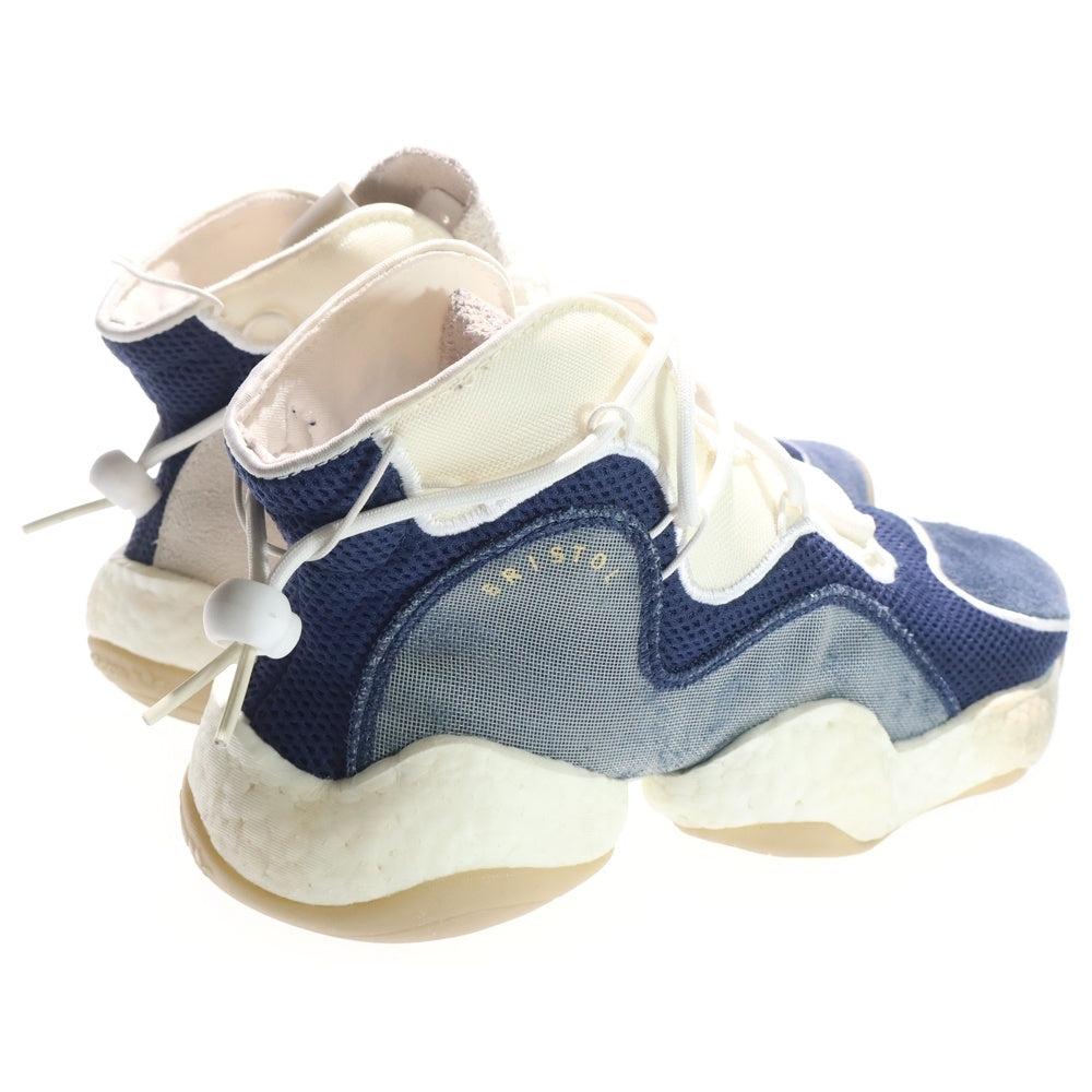 adidas(アディダス) xBRISTOL STUDIO CRAZY BYW I BB7669 ブリストル スタジオ ハイカットスニーカー US8.5/26.5cm ホワイト/ブルー