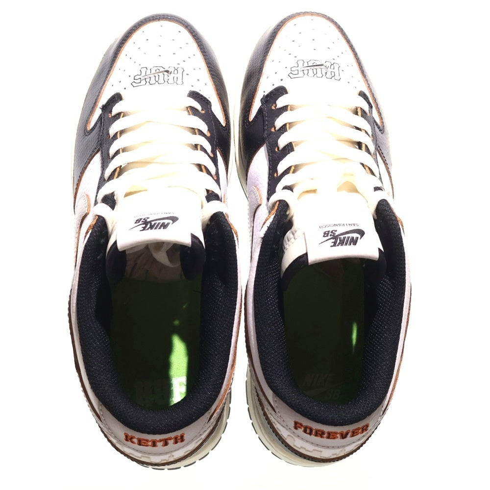 NIKE SB(ナイキエスビー) ×HUF DUNK SB LOW OG QS SAN FRANCISCO FD8775-001 ハフ ダンク サンフランシスコ ローカットスニーカー ブラック/ホワイト US8/26.0cm
