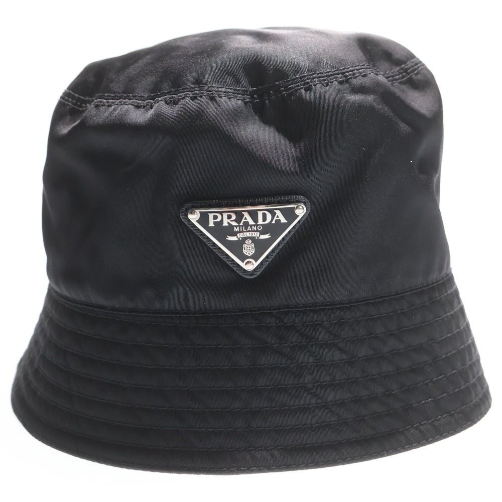 PRADA(プラダ) RE-NYLON リナイロン トライアングルロゴ バケットハット 帽子 2HC137