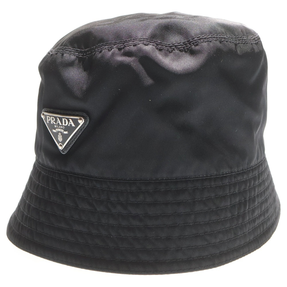 PRADA(プラダ) RE-NYLON リナイロン トライアングルロゴ バケットハット 帽子 2HC137