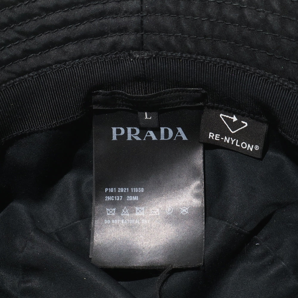 PRADA(プラダ) RE-NYLON リナイロン トライアングルロゴ バケットハット 帽子 2HC137
