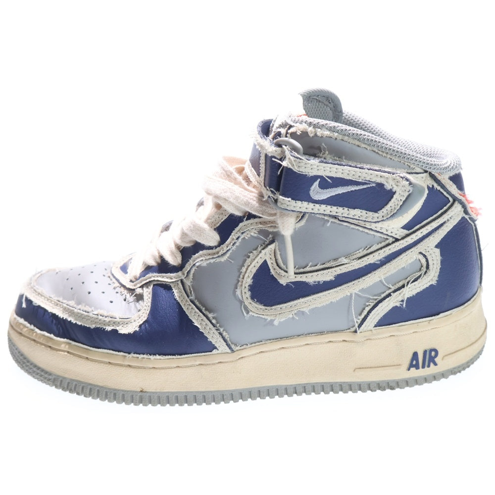 NIKE(ナイキ) AIR FORCE 1 MID DZ5367-219 エアフォース1 ミッドカットスニーカー US7.5/25.5cm ネイビー/グレー