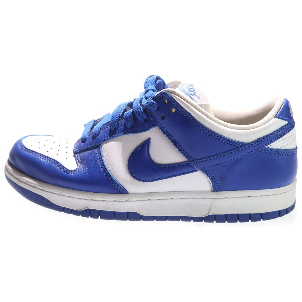 NIKE(ナイキ) DUNK LOW SP VARSITY ROYAL KENTUCKY CU1726-100 ダンク ケンタッキー ローカットスニーカー ホワイト/ブルー US9/27cm
