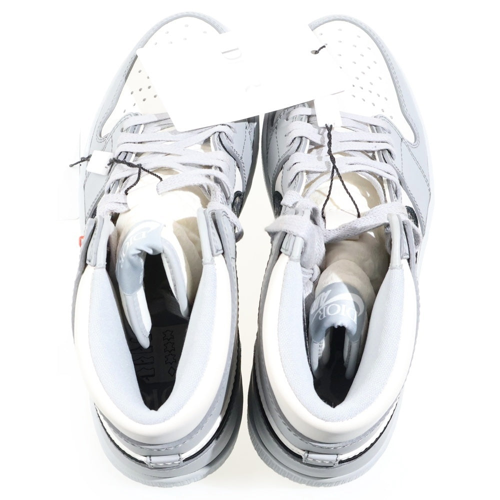 NIKE(ナイキ) ×DIOR AIR JORDAN 1 HIGH OG CN8607-002 ディオール エアジョーダン1 ハイカットスニーカー US8/26.0cm ホワイト/グレー