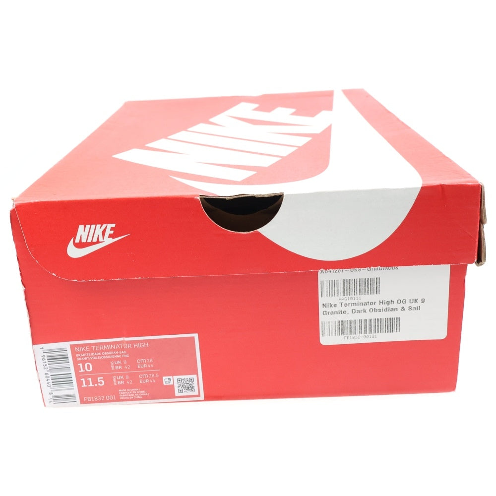 NIKE(ナイキ) TERMINATOR HIGH GEORGETOWN FB1832-001 ターミネーター ジョージタウン ハイカットスニーカー グレー/ネイビー US10/28cm