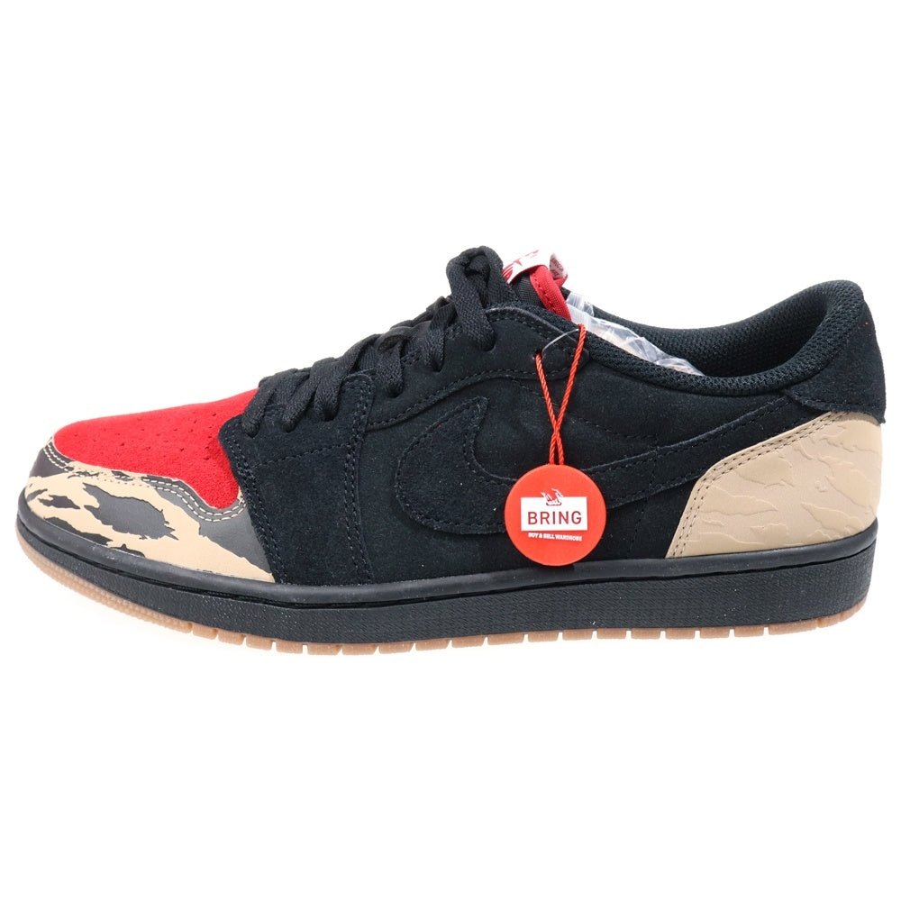 NIKE(ナイキ) ×SOLE FLY AIR JORDAN 1 LOW OG SP DN3400-001 ソールフライ エアジョーダン1 ローカットスニーカー US10.5/28.5cm ブラック