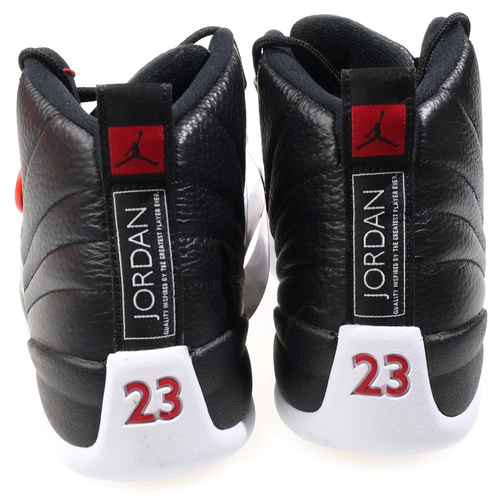 NIKE(ナイキ) AIR JORDAN12 RETRO CT8013-006 エアジョーダン12 ハイカットスニーカー ブラック/ホワイト US9.5/27.5cm