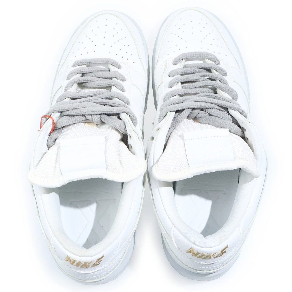 NIKE SB(ナイキエスビー) 【観賞用 2006年製】 DUNK LOW PREMIUM MEDICOM 4 313170-111 ダンク プレミアム メディコム4 白スネーク ローカットスニーカー ホワイト US9/27.0cm