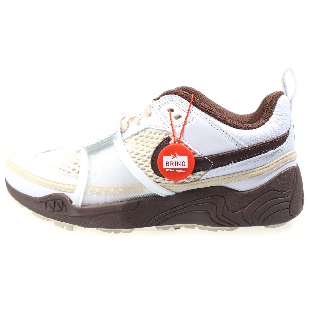 NIKE(ナイキ) ×TRAVIS SCOTT Zoom Field Jaxx HQ3073-100 トラヴィススコット ズームフィールドジャックス ローカットスニーカー ブラウン/ホワイト US8.5/26.5cm