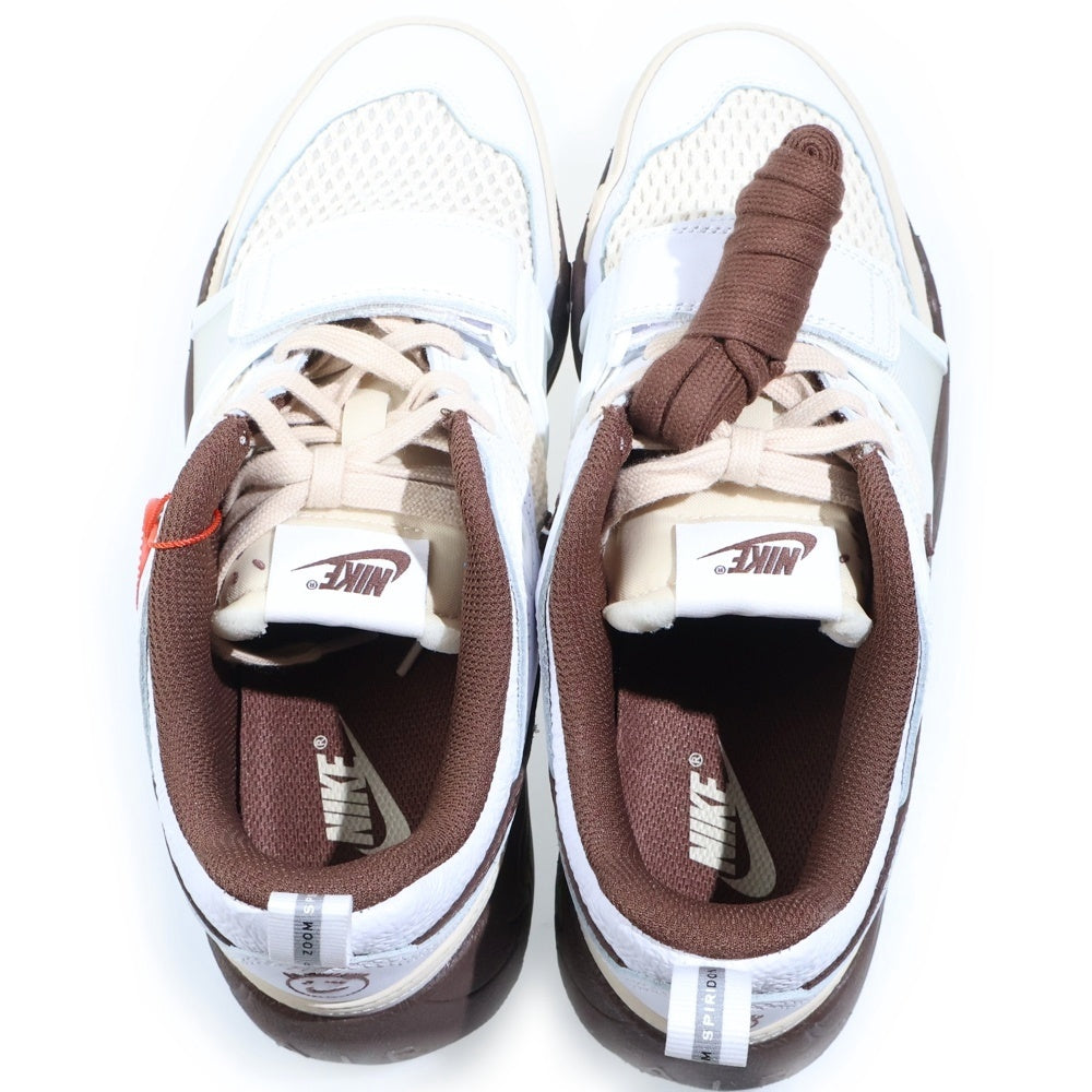 NIKE(ナイキ) ×TRAVIS SCOTT Zoom Field Jaxx HQ3073-100 トラヴィススコット ズームフィールドジャックス ローカットスニーカー ブラウン/ホワイト US8.5/26.5cm