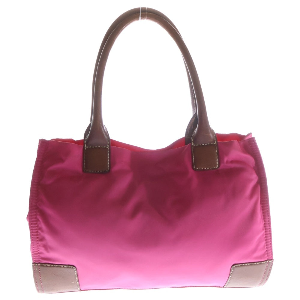 TORY BURCH(トリー バーチ) ロゴトート ナイロン ハンドトートバッグ ピンク