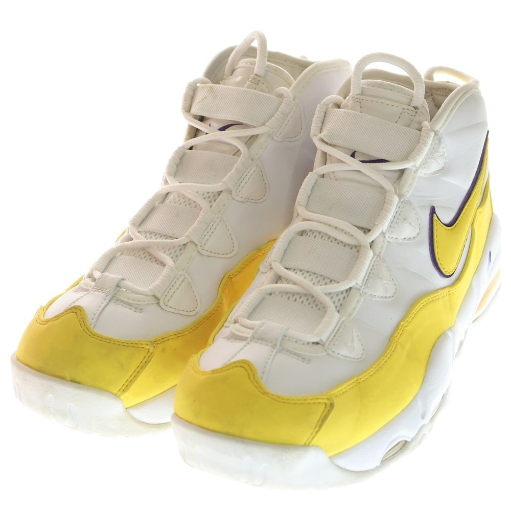 NIKE(ナイキ) AIR MAX UPTEMPO 95 LAKERS CK0892-102 エアマックス アップテンポ レイカーズ ハイカットスニーカー ホワイト/イエロー US9.5/27.5cm