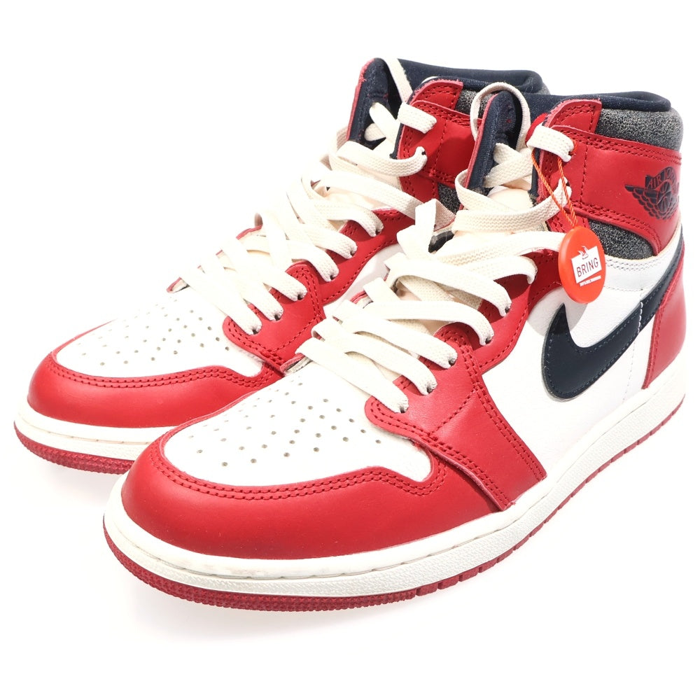 NIKE(ナイキ) AIR JORDAN 1 HIGH OG LOST & FOUND CHICAGO DZ5485-612 エアジョーダン1 ロスト&ファウンド ハイカットスニーカー US9.5/27.5cm ブラック/ホワイト/レッド