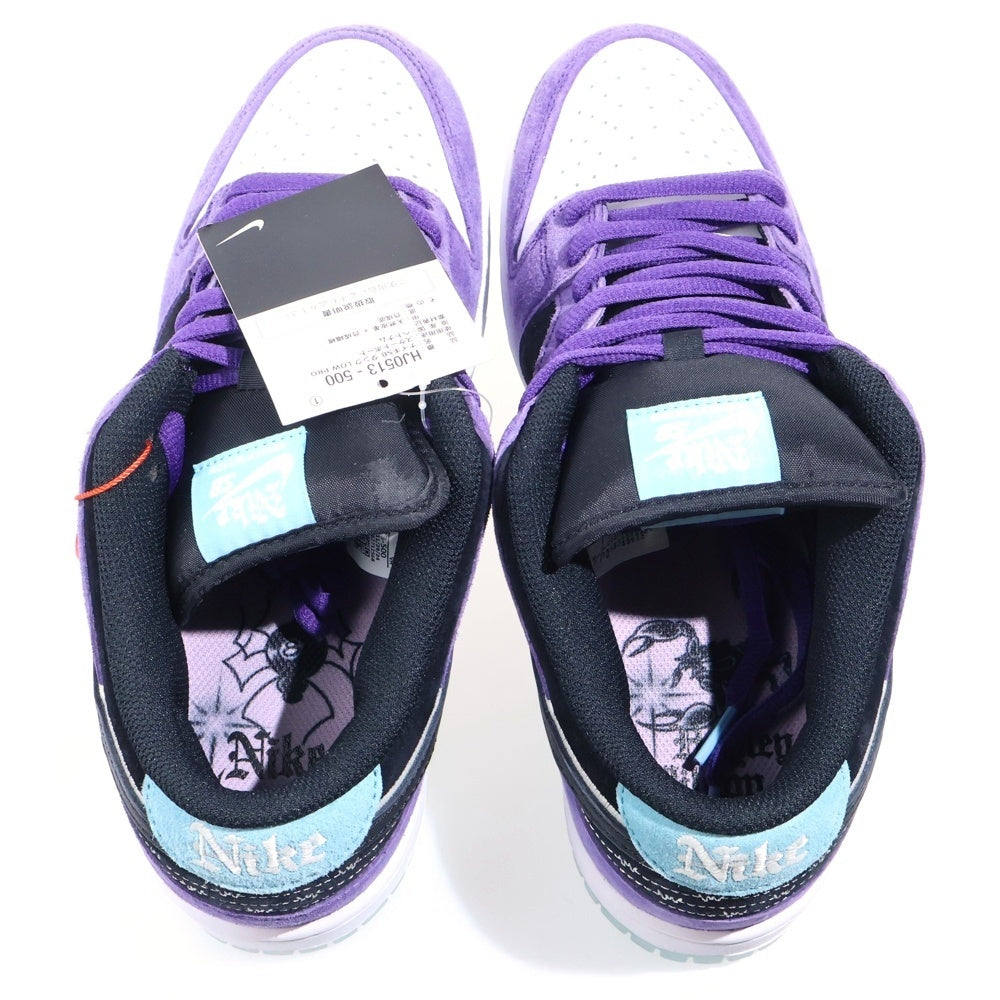 NIKE(ナイキ) ×Hayley Wilson Dunk Low Pro Black and Court Purple HJ0513-500 ダンク ヘイリーウィルソン ローカットスニーカー US9/27cm パープル