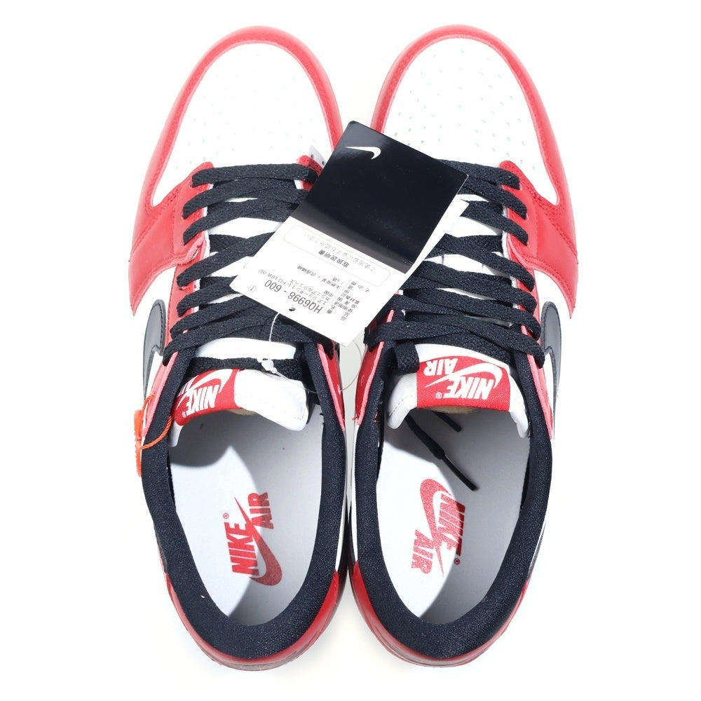 NIKE(ナイキ) AIR JORDAN 1 RETRO LOW OG CHICAGO HQ6998-600 エアジョーダン 1 レトロ シカゴ ローカットスニーカー US10/28.0cm ホワイト/レッド