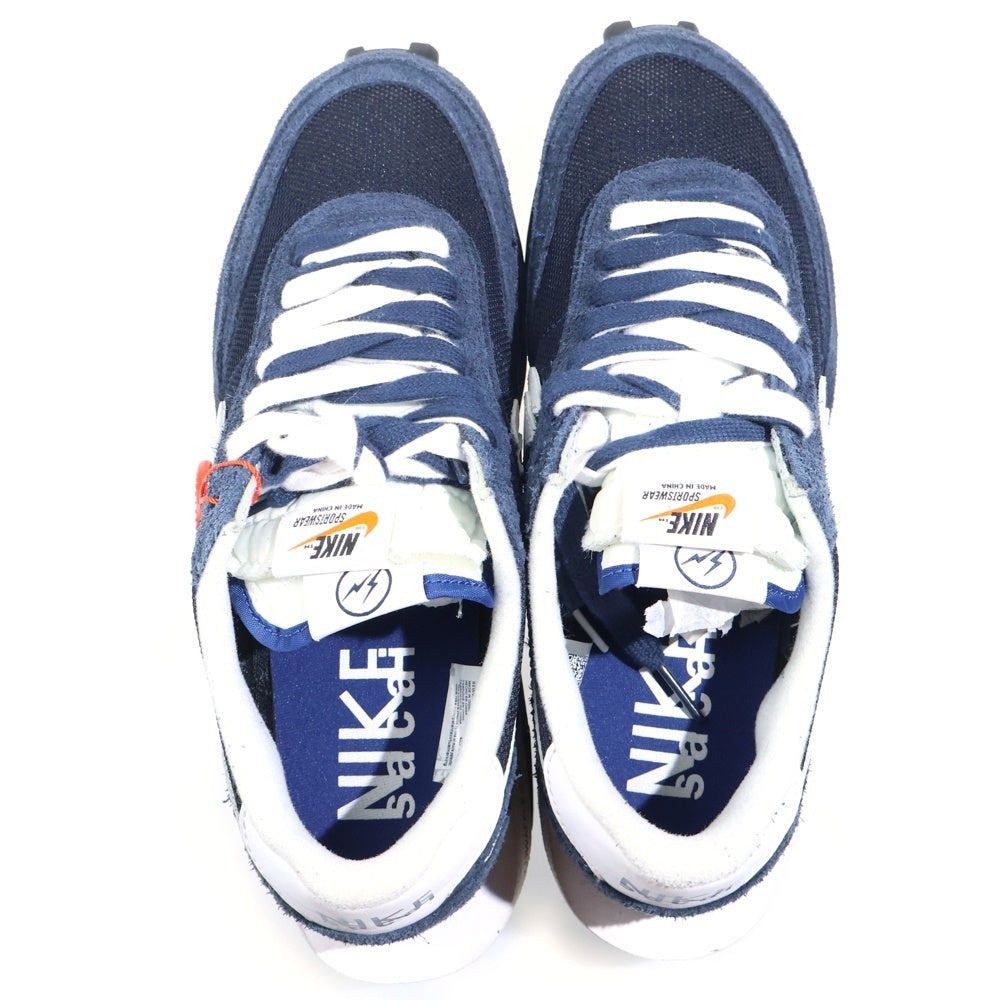 NIKE(ナイキ) ×sacai×FRAGMENT DESIGN LD WAFFLE DH2684-400 サカイ フラグメントデザイン LDワッフル ローカットスニーカー US9/27.0cm ネイビー