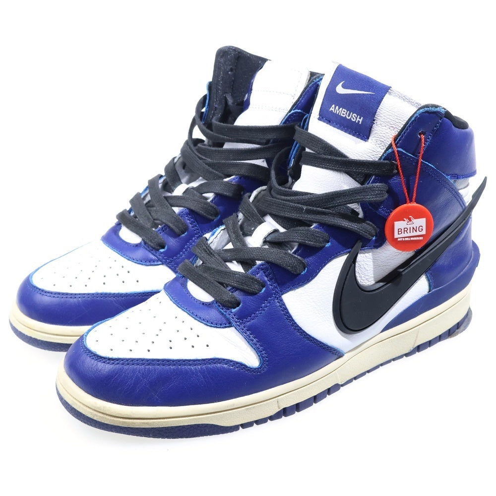 NIKE(ナイキ) ×AMBUSH DUNK HIGH DEEP ROYAL CU7544-400 アンブッシュ ダンク ディープロイヤル ハイカットスニーカー ブルー/ホワイト US9/27.0cm