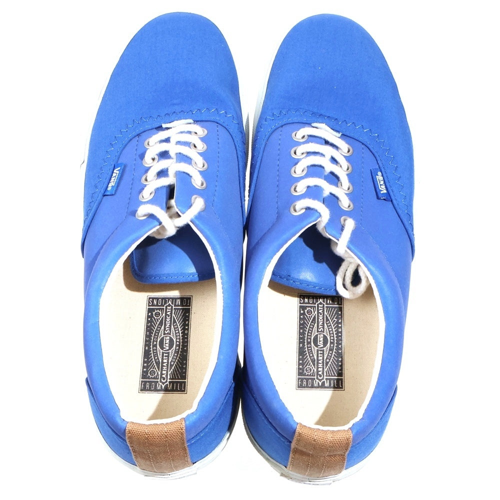VANS(ヴァンズ) ×Carharrt WIP Syndicate Era Tab ×カーハート シンジケートエラタブ ローカットスニーカー シューズ US11.5/29.5cm ブルー