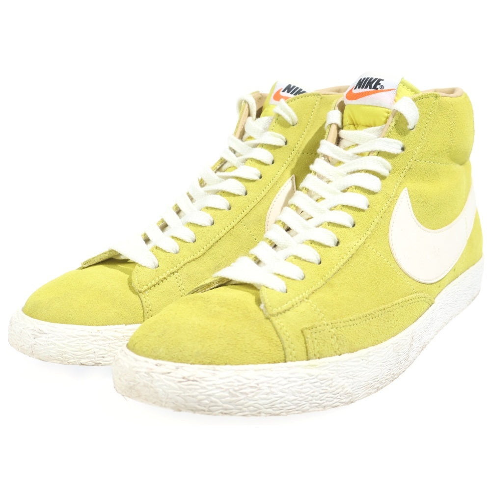 NIKE(ナイキ) BLAZER HIGH PREMIUM RETRO ブレザーハイプレミアムレトロ ハイカットスニーカー 511427-772 US10.5/28.5cm イエロー