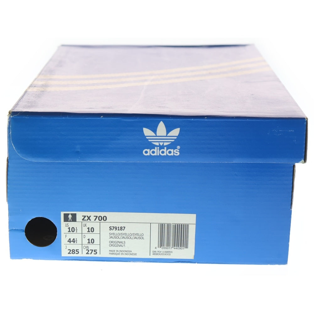 adidas(アディダス) ZX 700 ローカットスニーカー シューズ S79187 US10.5/27.5cm イエロー