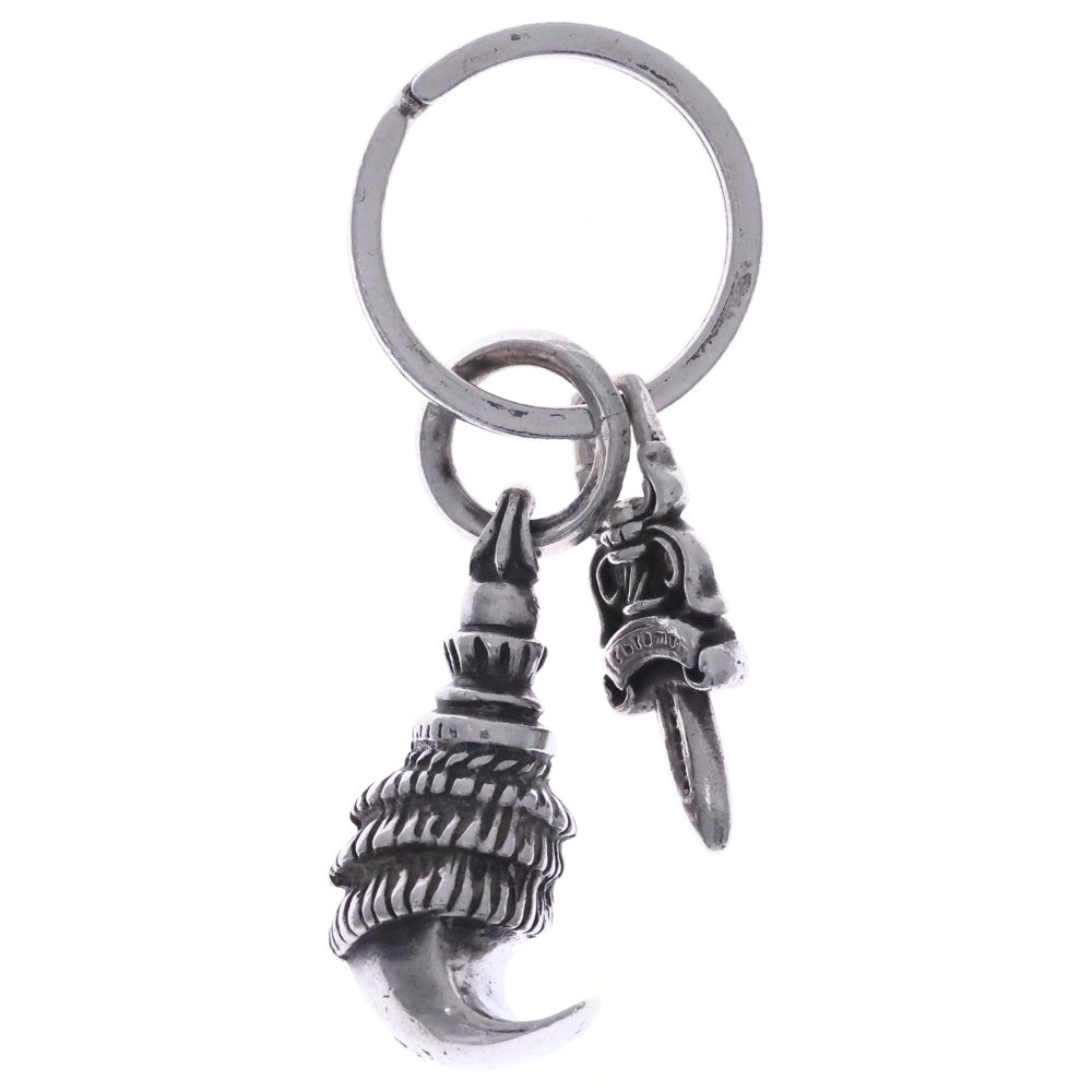 CHROME HEARTS(クロムハーツ) CROW&No5 DGGR クロウ #5 ダガー キーリング シルバー