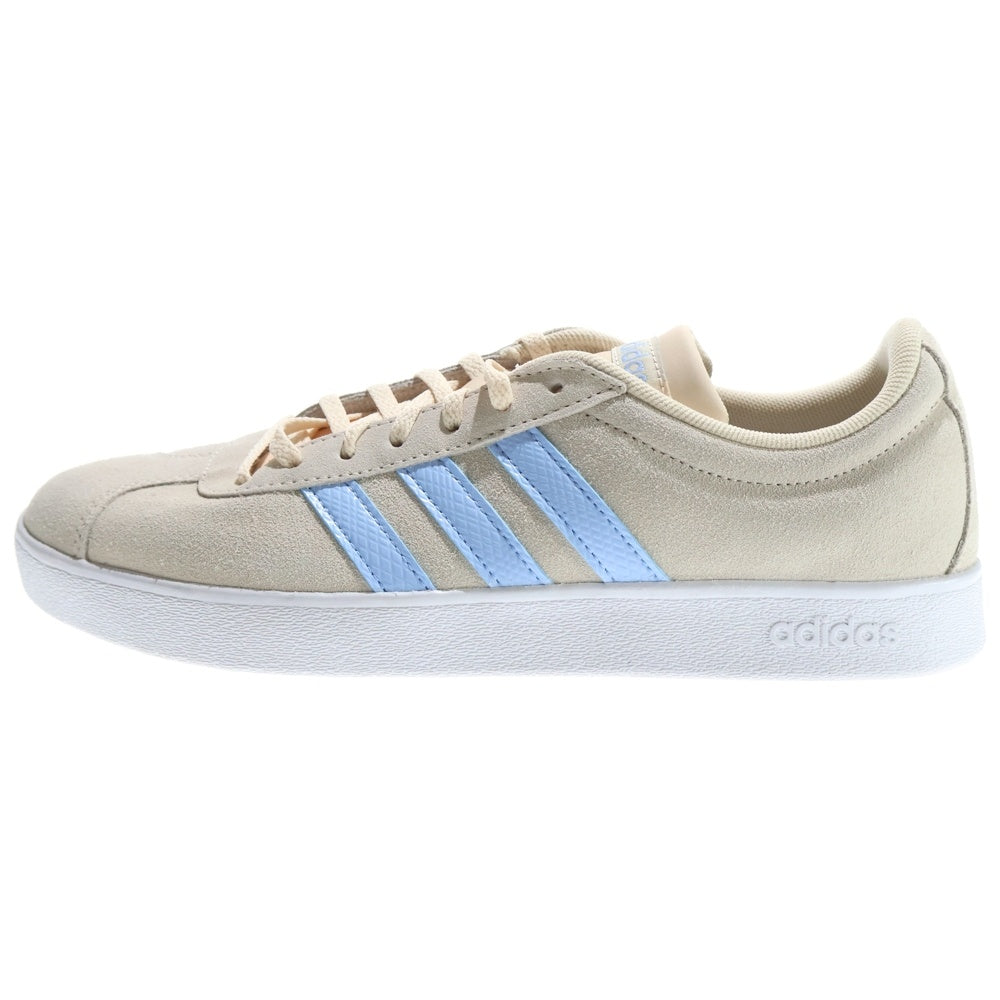 adidas(アディダス) WMNS VL Court 2.0 EE6787 ウィメンズ VL コート ローカットスニーカー US10/27.0cm クリーム レディース