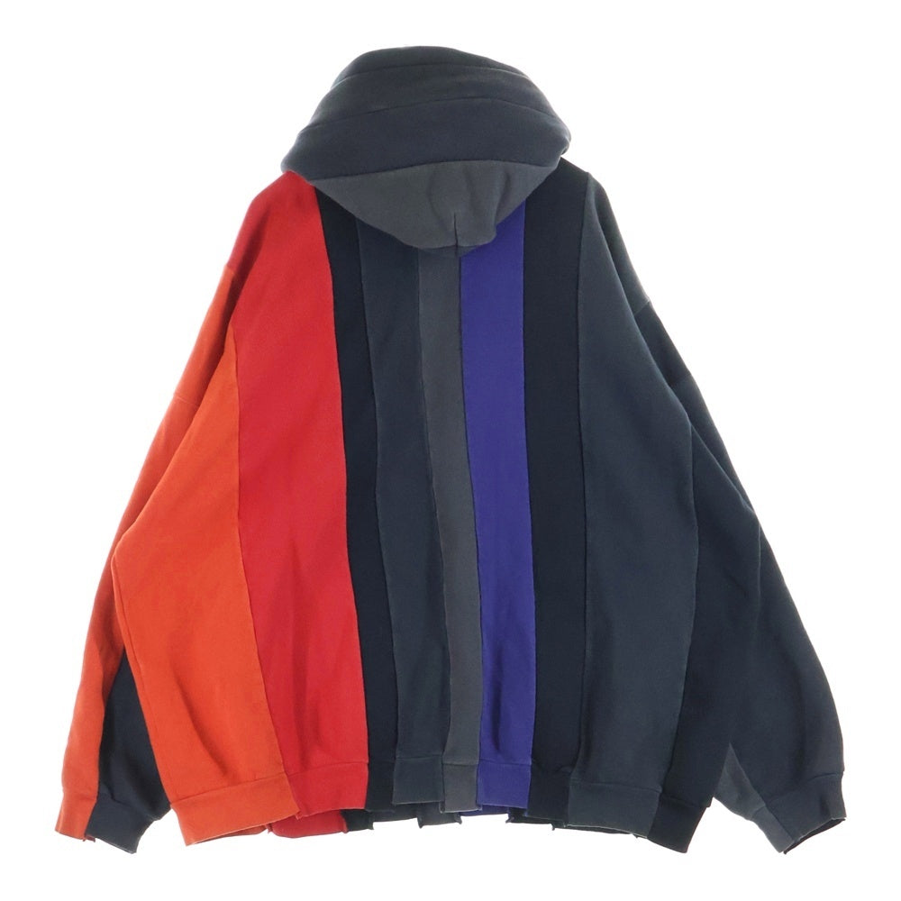 BALENCIAGA(バレンシアガ) 21SS Cut-Up Hoodie 661594 TKVB3 青山限定 カットアップフーディ スウェットパーカー マルチ