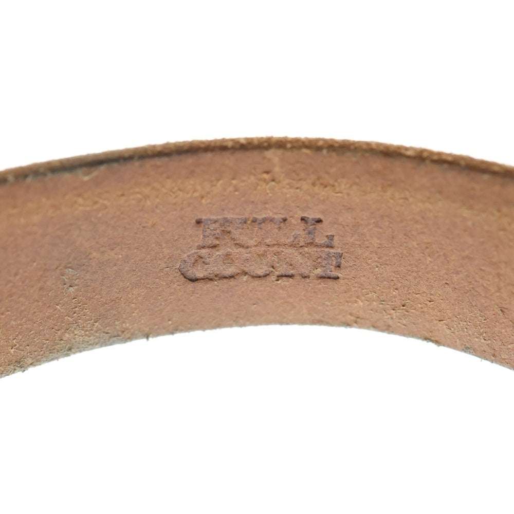 FULLCOUNT(フルカウント) Wild Leather Garrison Belt ワイルドレザーギャリソンベルト 6211 ブラウン