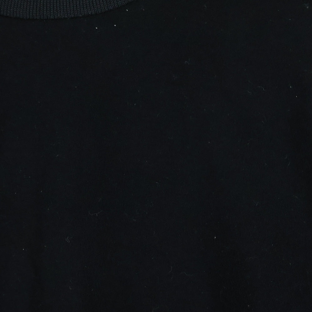 Acne Studios(アクネ ストゥディオズ) EXTORR LOGO RIB エクスター ネックロゴ 半袖Tシャツ BL0221 ブラック