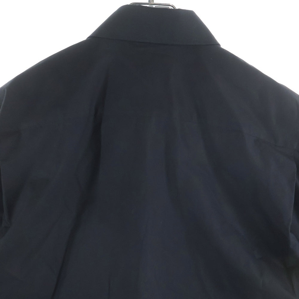 BALENCIAGA(バレンシアガ) フロントロゴ刺繍 半袖シャツ JP57 2025 00343 ブラック