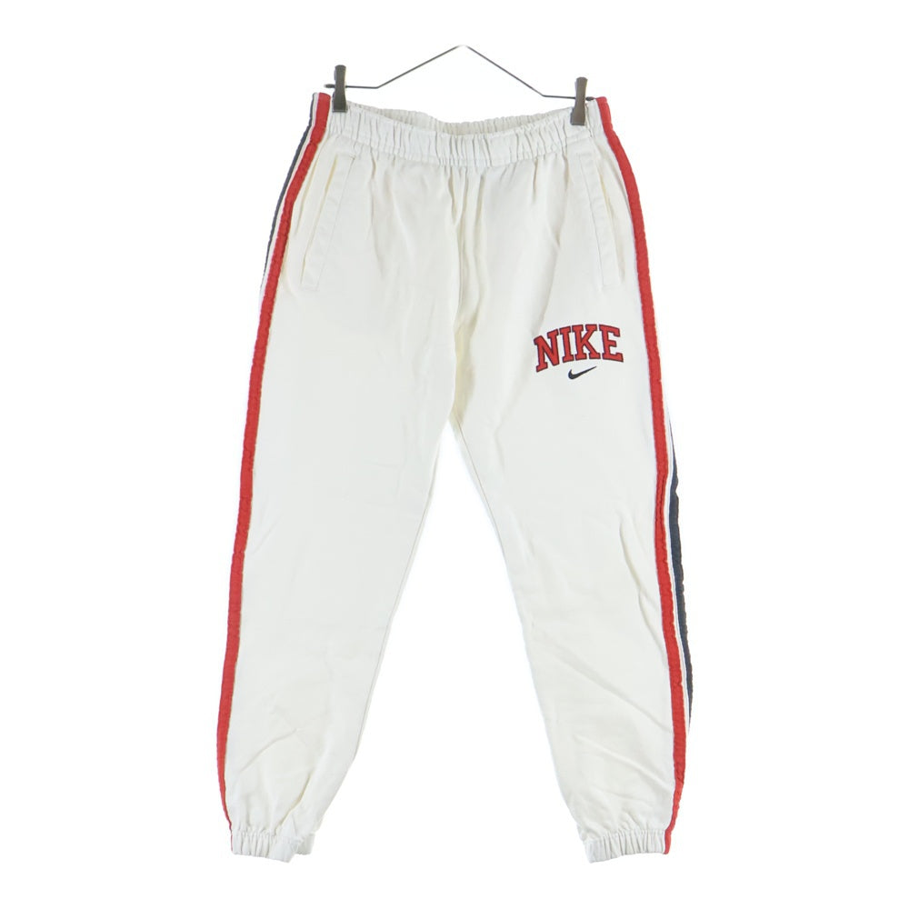 NIKE(ナイキ) フロントロゴ刺繍 スウェットパンツ コットン DZ5225-133 ホワイト