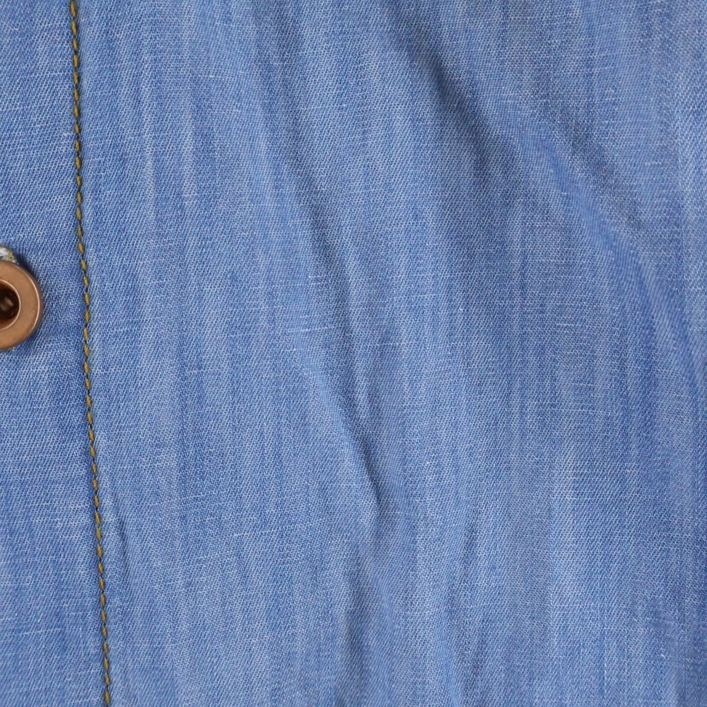 DIESEL(ディーゼル) デニム 長袖シャツ コットン リネン ライトブルー