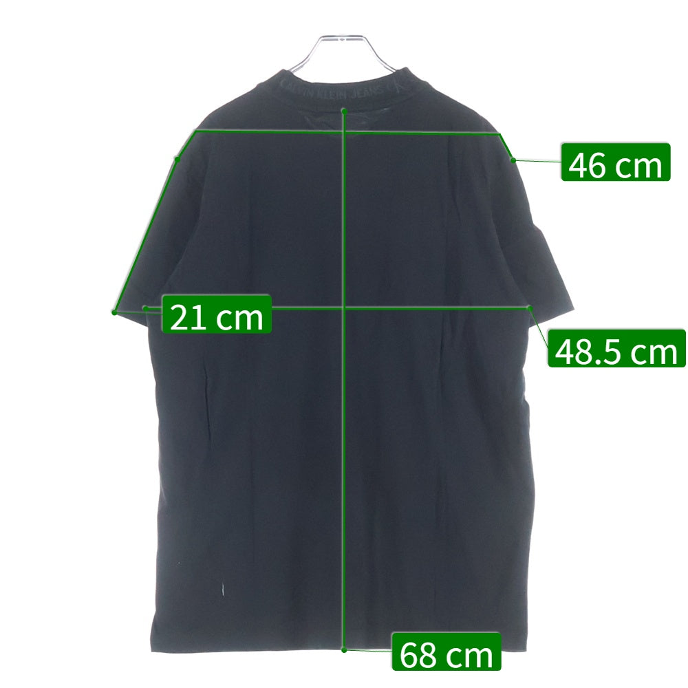 Calvin Klein(カルバンクライン) クルーネック 半袖Tシャツ コットン ブラック